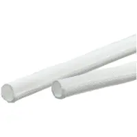 Value Gaine tissée SNAP pour regroupement de câbles, blanc, 2,5 m
