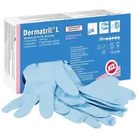 Kcl Dermatril L 741 074108081C 100 pcs. Gant à usage unique Taille (gants) : 8 EN (9)