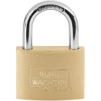 Burg wachter 33691 Cadenas 50.00 mm à fermeture différente laiton Sch