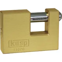 Kasp K17090D Cadenas en laiton à volet 90 mm