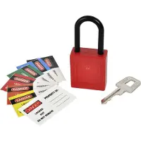 Kasp Serrure de sécurité avec autocollant couleur, 38 mm