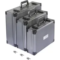 Toolcraft Lot de valise en aluminium 3 pièces (3 pièces)