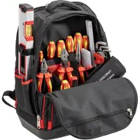 Toolcraft TO-10672410 Profi Werkzeugrucksack bestückt (B x H x T) 35 x 45 x 23 (27 pièces)