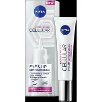 Nivea Hyaluron Cellular Filler + Firming Eye Cream 15 ml - Correcteur de teint avec Hyaluron nourrissant pour une peau jeune