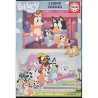 Educa Set 2 puzzles x 25 pièces Bluey en bois