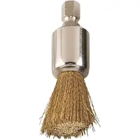 Ks Tools Brosse à pinceau avec fil de laiton ondulé