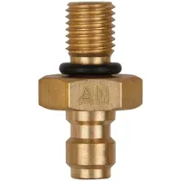 Ks Tools Adaptateur M8x1,0 filetage mâle et raccord de tuyau 1/4" avec joint d'étanchéité ( 150.2650 )
