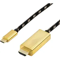 Roline Câble adaptateur GOLD USB type C - HDMI, ST/ST, 2 m
