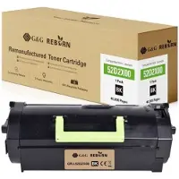 G&G Toner de rechange Lexmark 522X Compatible noir 45000 pages Reborn remanufacture (CF)