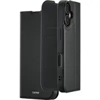 Hama Booklet DP iPhone 17 sw (Apple iPhone 17, Apple iPhone Air), Coque pour téléphone portable, Noir