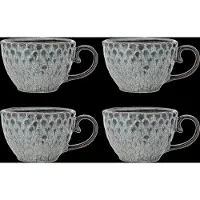 Creative Collection Ensemble de 4 tasses Katrina grises
