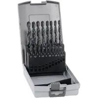 Alpen - 802311100 Hss Jeu De Forets Pour Le Métal 19 Pièces Din 338 Tige Cylindrique 1 Set