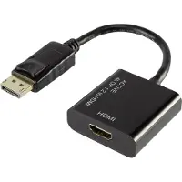 Renkforce RF-4222524 Adaptateur DisplayPort / HDMI [1x DisplayPort mâle - 1x HDMI femelle] noir contacts plaqués or