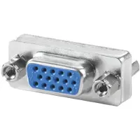 Weidmuller FrontCom connecteur VGA IE-FCI-HD15-FF, Câble + prise électronique, Bleu, Gris