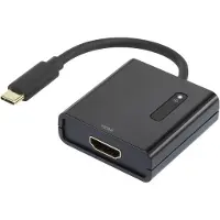 Renkforce RF-4472892 Adaptateur USB / HDMI [1x USB-C mâle - 1x HDMI femelle] Noir Contacts plaqués or 15.00 cm