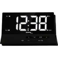 Techno Line WT 482 - radio-réveil, radio-réveil avec fonction sleeptimer, écran à intensité réglable