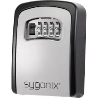 Sygonix SY-3465484 Schlüsselkasten 88 mm Schwarz, Grau Zahlenschloss (SY-3465484)