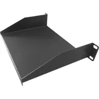 Renkforce RF-3429162 Tablette d'appareillage pour armoire réseau 10 pouces Convient pour profondeur d'armoire : à partir de 300 mm Noir