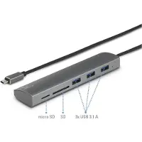 Renkforce RF-3374948 Hub d'interface USB 2.0 Type-C 5000 Mbit/s Argent (RF-3374948)