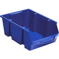 Viso - Bac de rangement 28 litres, bleu