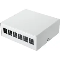 Renkforce Boîtier de point de consolidation 6 ports pour modules Keystone Non équipé Non équipé