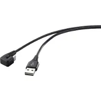 Renkforce Câble USB USB 2.0 USB-C mâle, USB-A mâle 1.00 m noir RF-4609276