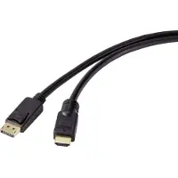Renkforce RF-4581868 HDMI-Kabel 7,5 m HDMI Typ A (Standard) Schwarz (RF-4581868)