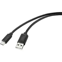 Renkforce RF-4695144 Câble USB 2 m USB 2.0 USB A USB C Noir (RF-4695144)