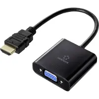 Renkforce Câble adaptateur HDMI / VGA HDMI-A mâle, VGA 15 pôles femelle 0.15 m noir RF-4531578 Double blindage Câble HDMI