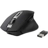 Renkforce RF-WM-300 Souris ergonomique Bluetooth, sans fil Optique noir/gris 7 boutons 2400 dpi Ergonomique (RF-5150984)