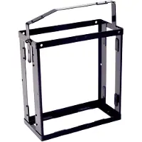 Valpro Support pour bidon L. 370 mm l. 185 mm H. 500 mm noir foncé RAL 9005 3,3 kg