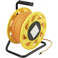 Renkforce RJ45 Câble d'extension réseauCat.7a Câble brut S/FTP 50 m Orange Sans halogène (RF-5264734)