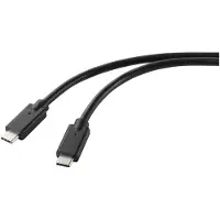Renkforce Câble de charge USB 2.0 USB-C mâle, USB-C mâle 2.00 m noir TP (2 m, USB 2.0, 240 W)