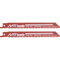 Kwb 577400 Lames de scie sabre, travail du métal, bi-métal, grossier 2 pces
