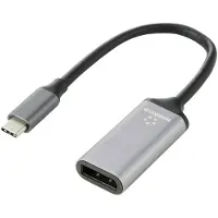Renkforce RF-5397866 Adaptateur de câble vidéo 0,15 m DisplayPort USB-C noir