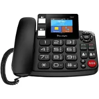 Onestyle Opal, SIM Desktop Tisch-Mobiltelefon, schwarz