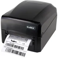 Godex GE300 Imprimante d'étiquettes Imprimante USB 2.0, RS232, RJ45 (203 dpi), Imprimante d'étiquettes, Noir