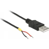 DeLOCK 85664 câble USB USB 2.0 1,5 m USB A Noir