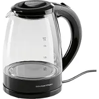 Gourmet Maxx Bouilloire électrique en verre GOURMETmaxx 1,8 l 1800 W noir