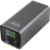 Voltcraft VC-C904 Powerbank 20000 mAh USB PD 3.0 Li-Ion Grau (matt) Statusanzei (20000 mAh, 100 W), Chargeur de secours, Gris