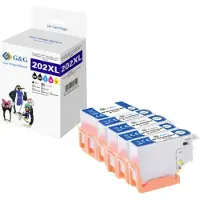 G&G 15180 Patronen 5er Set für EPSON 202XL BK/C/M/Y + FotoBK