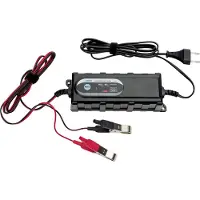 Platinet Chargeur de batterie 3,8 A, 6/12 V, microprocesseur, 6 niveaux, IP65, 70 W