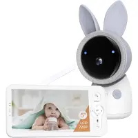 Arenti AINANNY A4 KIT PLUS, Caméra IP de sécurité, Intérieur, Sans fil, Plafond/Mur, Gris, Blanc, Rechargeable, Alimentation, Statut
