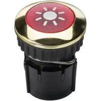 Grothe Bouton poussoir de cloche éclairé 1gang (Filaire)