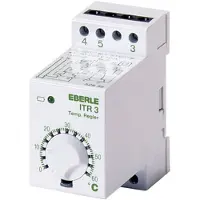 Eberle Thermostat à encastrer -40 bi, Thermostat, Blanc