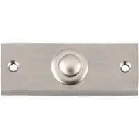 Heidemann 70402 Bouton-poussoir de sonnette simple Nickel 24 V/1A