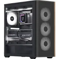 Aerocool Geh Midi D501A-G-BK-V2 (B/Bois/ATX)