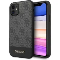 GUESS Guhcn61g4glgr Iphone 11 6.1xr 4g Stripe Collection Phone Case Clair