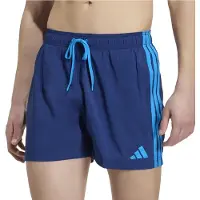 Adidas Maillot de bain de sport '3-Stripes Swim' azur / bleu foncé