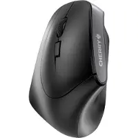 Cherry Souris ergonomique - MW 4500 LEFT - Pour gauchers inclinée à 45 - Noir